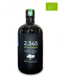 2.345 - Aceite de Oliva Virgen Extra - Ecológico - Botella de 500ml. Variedades Ancestrales - Olicatessen - Els Torms - Lleida