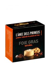 Bloc de Foie Gras Natural de Pato - Ànec dels Pirineus - Lata 125grs.