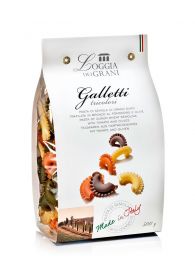 Galletti - 3 colores - Pasta Italiana - 500grs - Loggia Dei Grani by Dalla Costa