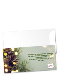 Postal de Navidad de Felicitación - impresa con tus textos - Modelo 2