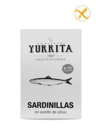 Sardinillas en aceite de oliva - Lata 120grs - Yurrita Gastronomika