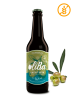 Cerveza Verde Artesana con 7 variedades de Olivas - Oliba Green Beer - Suave - Sin Gluten - Botella de 33Cl. 