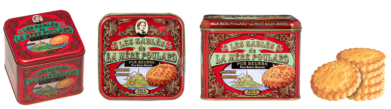 Lata de Colección Galletas La Mère Poulard de Mantequilla