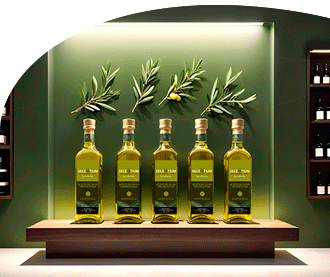 Vista de Aceites de oliva virgen extra Premium 