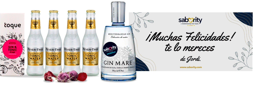 Contenido del Lote Regalo Gourmet Gin Tonic Premium con nota personalizada